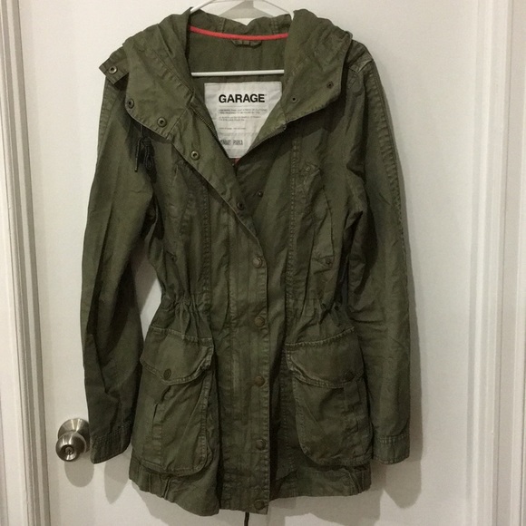 Garage Jackets & Blazers - Lightweight Green Anorak Jacket